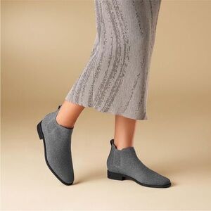 Gray Ankle Boots for Women